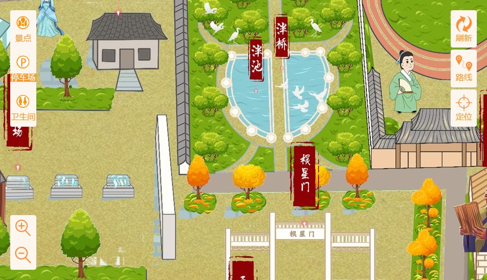 江门手绘地图景区语音讲解导览系统：智慧景区建设的基石