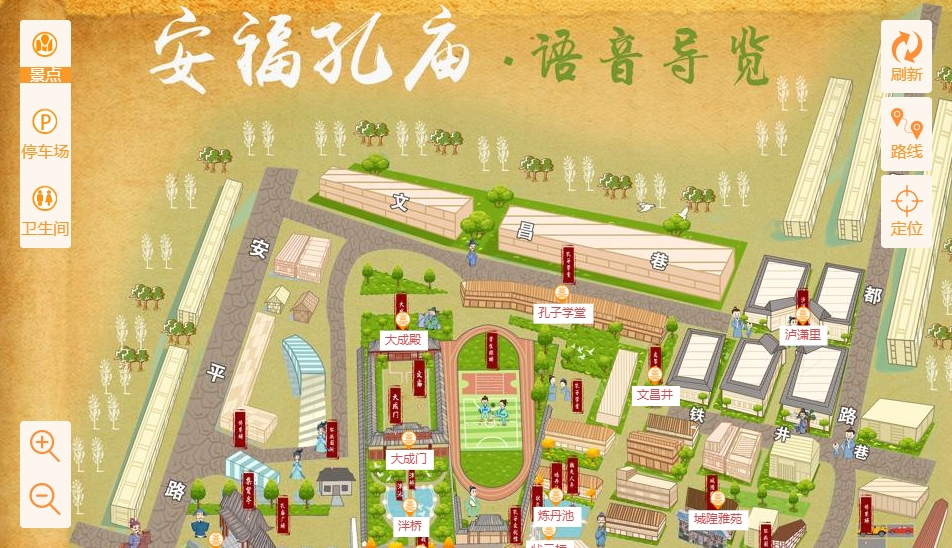 江门手绘地图：智慧景区智能化服务的延伸
